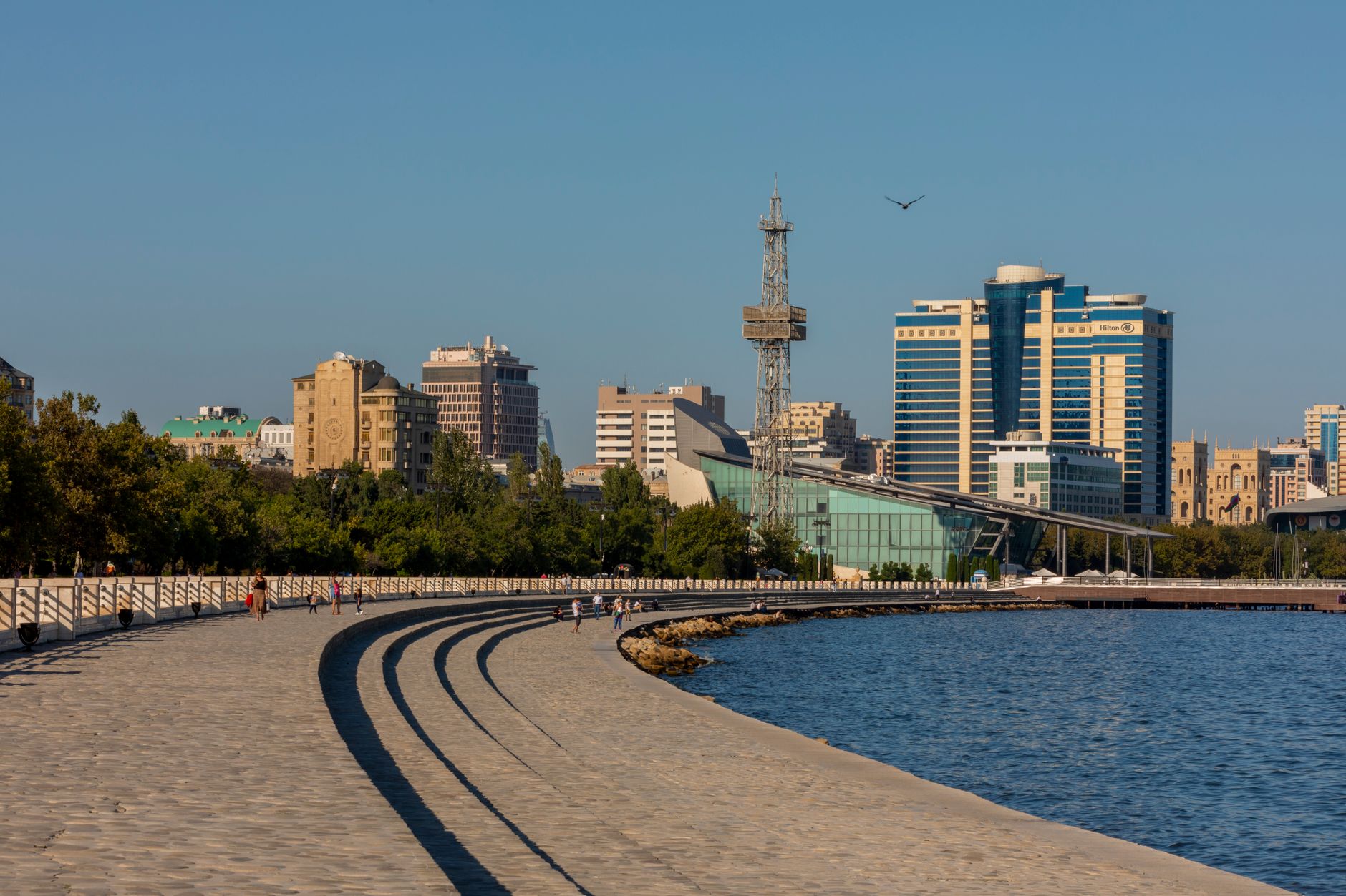 Приморский бульвар в Баку