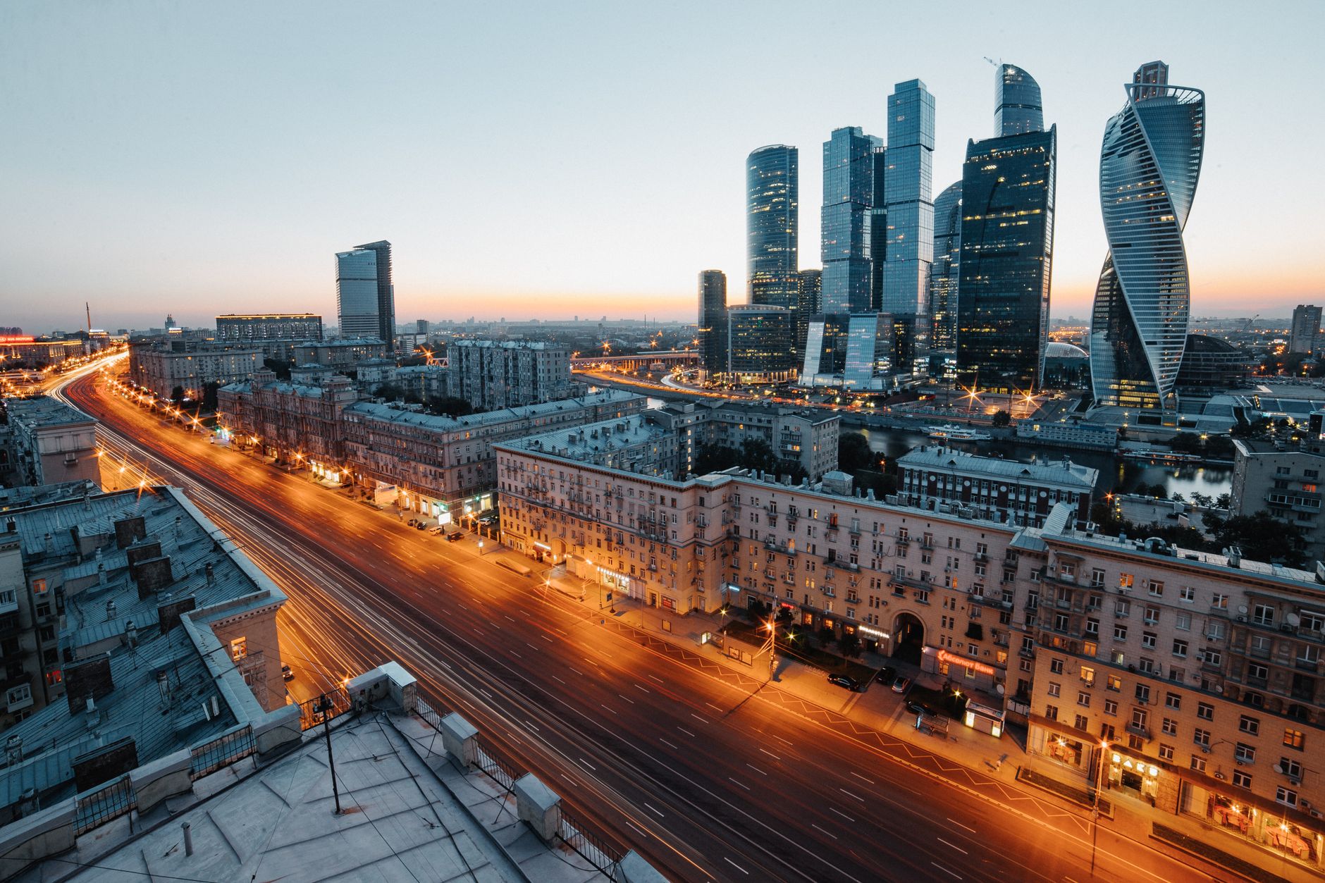 Небоскрёбы Москва-Сити